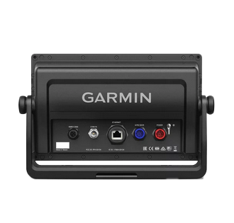 Garmin GPSMAP 922xs marine chartplotter in black with Garmin branding