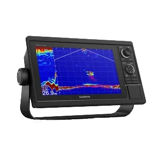 Garmin GPSMAP 922xs marine chartplotter with black bezel and color sonar display