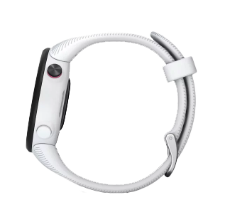 Garmin Forerunner 45S smart watch, white silicone strap