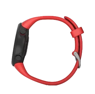 Garmin Forerunner 45 lava red smartwatch with red silicone strap