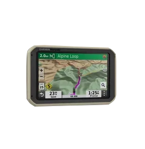 Garmin Overlander Rugged Trail GPS navigation device with map display