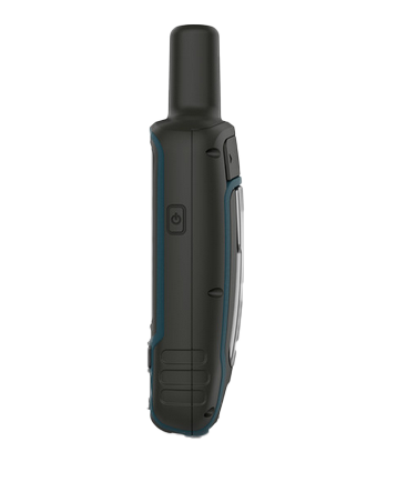 Garmin GPSMAP 64x handheld GPS with black body and teal accents