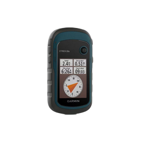 Garmin eTrex 22x handheld GPS with maps, rugged teal-trim design