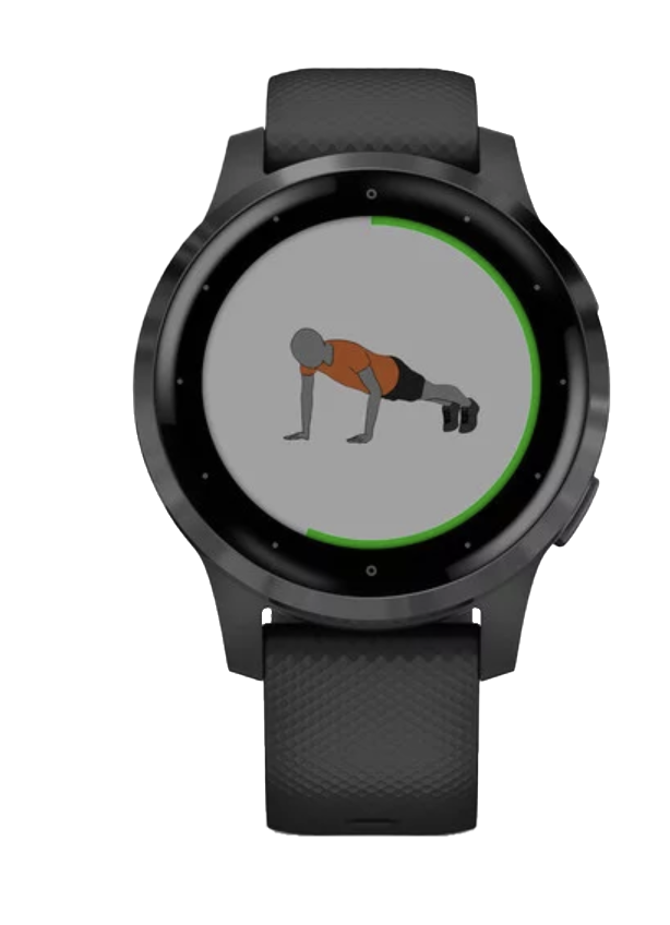 Garmin Vivoactive 4S Slate with Black Band (010-02172-11) by Garmin