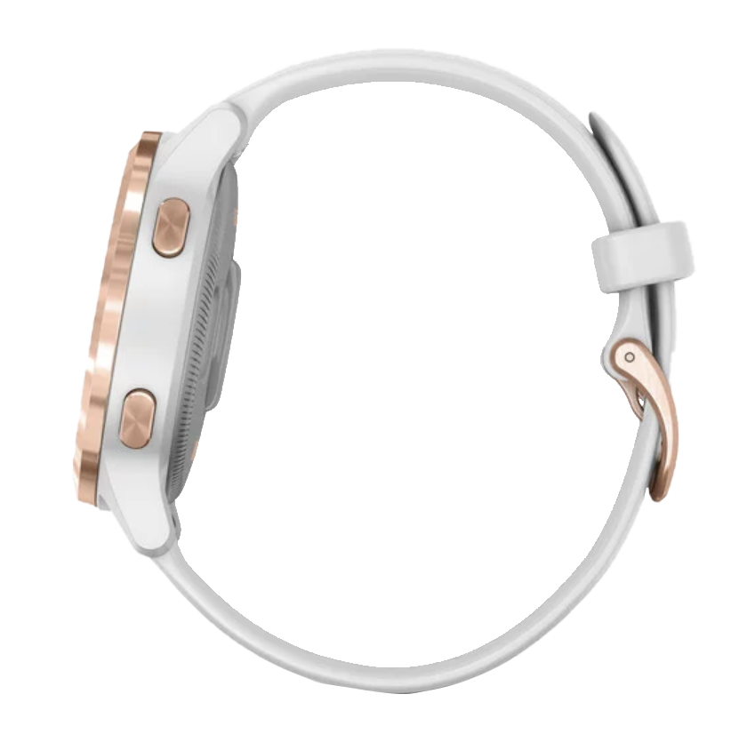 Garmin Vivoactive 4S - Rose Gold with White Band (010-02172-21) by Garmin