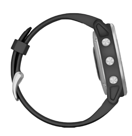 Garmin Fenix 6S smartwatch with silver case and black band (010-02159-01)
