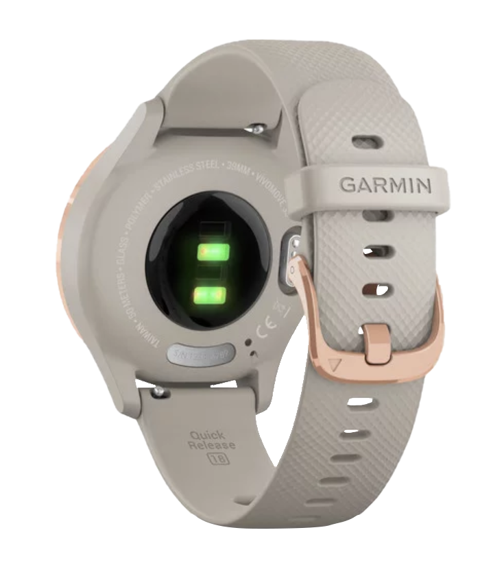 Garmin Vívomove 3S - Rose Gold with Light Sand Band (010-02238-02) by Garmin