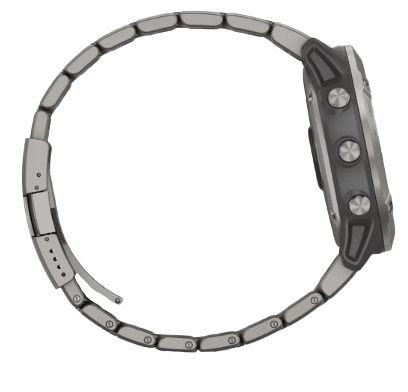 Garmin Fenix 6X Pro Solar Titanium with Vented Titanium Bracelet (010-02157-23) by Garmin