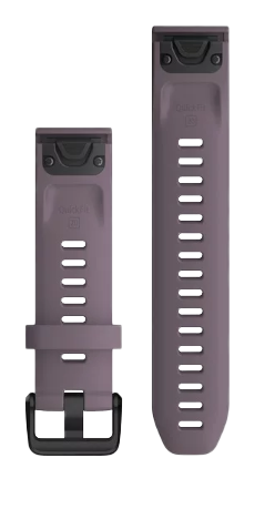 Garmin QuickFit 20 watch band purple storm silicone, 2-piece set