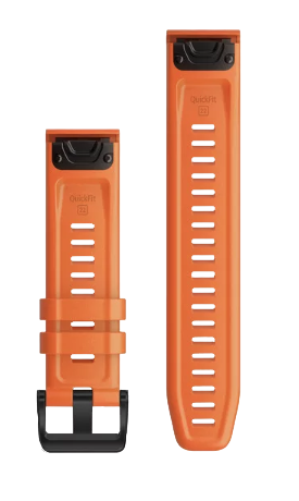Garmin Quickfit 22 Watch Band Ember Orange Silicone (010-12863-01) by Garmin