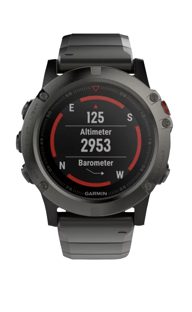 Garmin Fenix 5X, Slate Gray Sapphire w/ Metal Band, GPS Smartwatch (Garmin Certified Refurbished) by Garmin