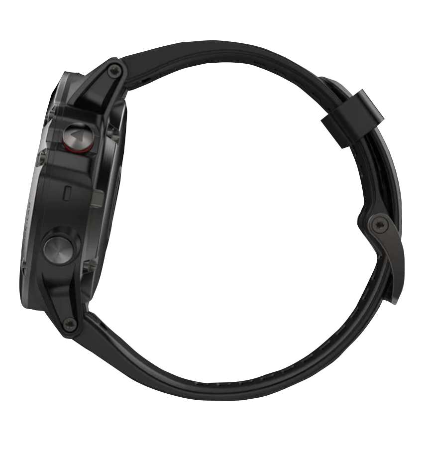 Garmin Fenix 5X GPS smartwatch, slate gray with black band, certified refurbished