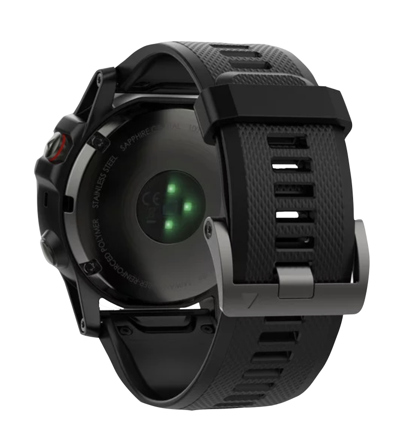 Garmin Fenix 5X, Slate Gray Sapphire w/ Black Band, GPS Smartwatch (Garmin Certified Refurbished) by Garmin