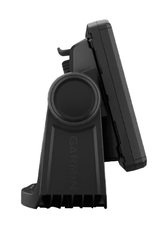 Garmin ECHOMAP UHD 72sv marine chartplotter on black mounting stand