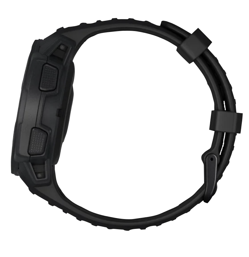 Garmin Instinct Tactical smartwatch, black rugged design with side buttons
