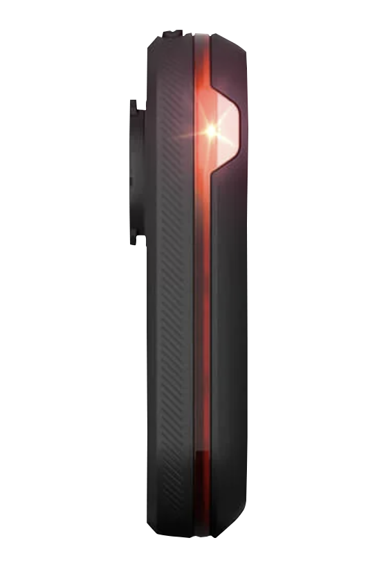 Garmin Varia RTL515 rear bike light with black housing and red LED strip