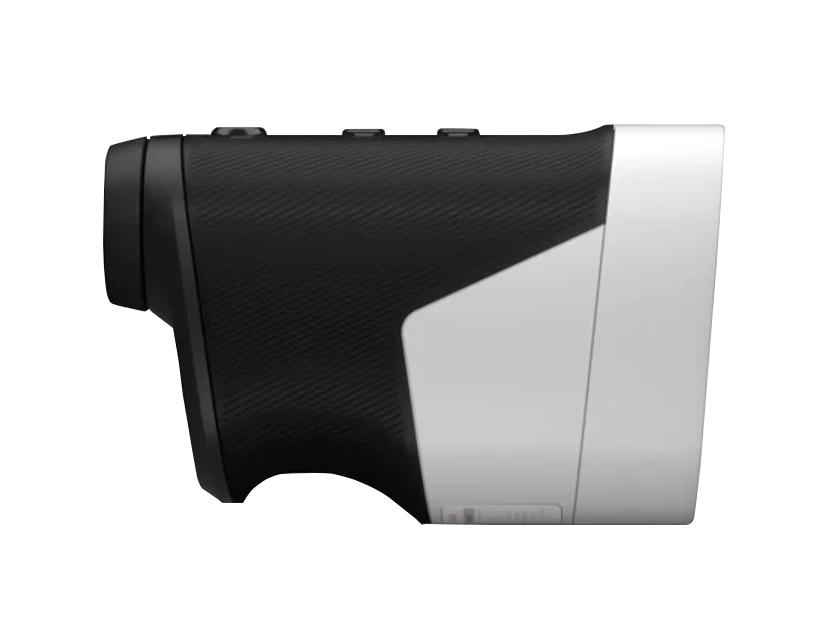 Garmin Approach Z82 smart golf rangefinder with black body and silver housing.