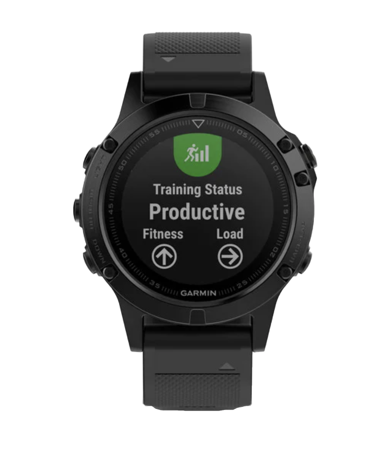 Garmin Fenix 5 Black Sapphire with Black Band (010-01688-10) by Garmin