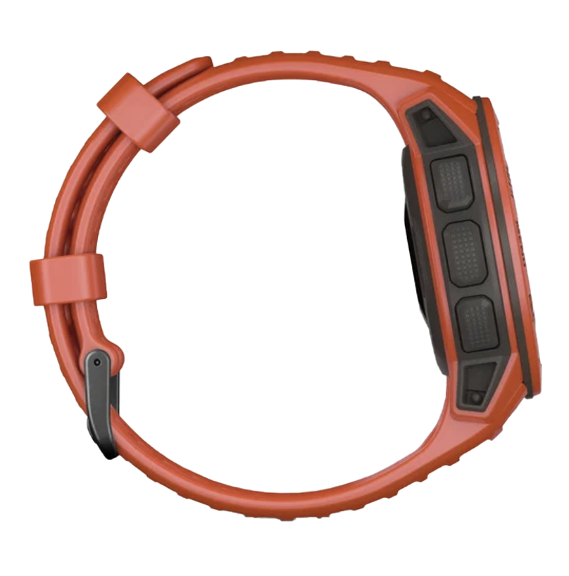 Garmin Instinct Flame Red rugged GPS smartwatch, certified refurbished