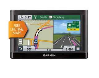 Garmin Nuvi 65L automotive GPS navigator, black with Free Lifetime Maps badge