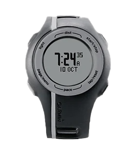 Garmin Forerunner 110U GPS fitness smartwatch with black strap
