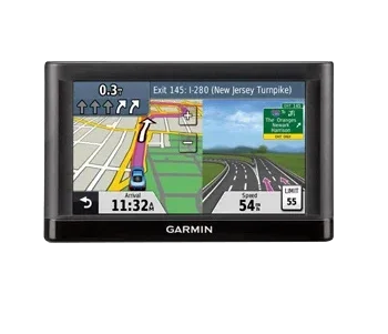 Garmin Nuvi 54 GPS navigation device, certified refurbished, black automotive navigator with US & Canada maps