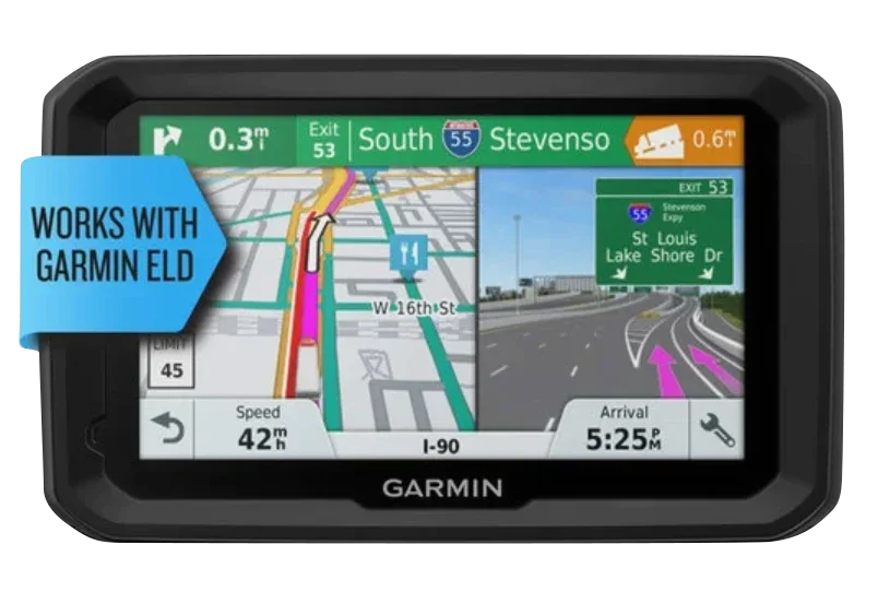 Garmin Dezl 580LMT-S trucking GPS navigator with 5-inch display, certified refurbished