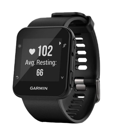 Garmin Forerunner 35 Smartwatch, Black, GPS fitness watch for runners, refurbished