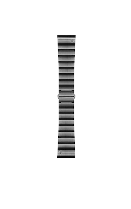 Garmin metal watch band, silver stainless steel, model 010-12168-04