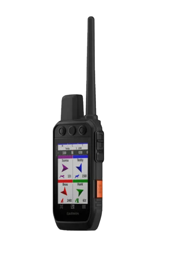 Garmin Alpha 200i handheld dog-tracking device in black