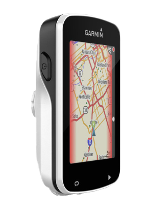 Garmin Edge Explore 820 bike computer with map display, black body, certified refurbished