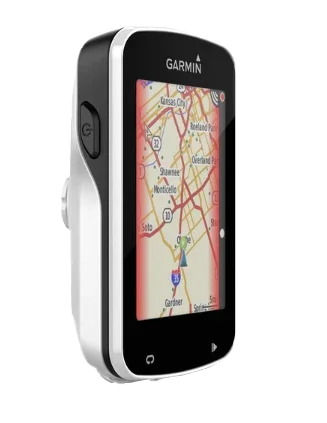 Garmin Edge Explore 820 bike computer with map display, black body, certified refurbished