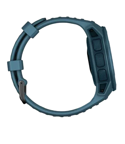 Garmin Instinct Lakeside Blue rugged GPS smartwatch, certified refurbished
