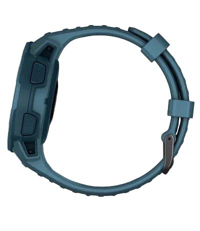 Garmin Instinct Lakeside Blue rugged GPS smartwatch, certified refurbished