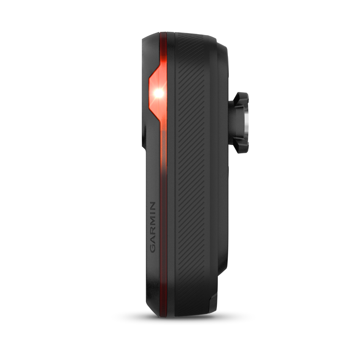 Garmin Varia RCT715 rear bike light with red LED strip and mounting bracket