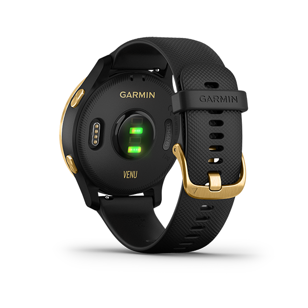 Garmin Venu, Black/Gold (Garmin Certified Refurbished) by Garmin