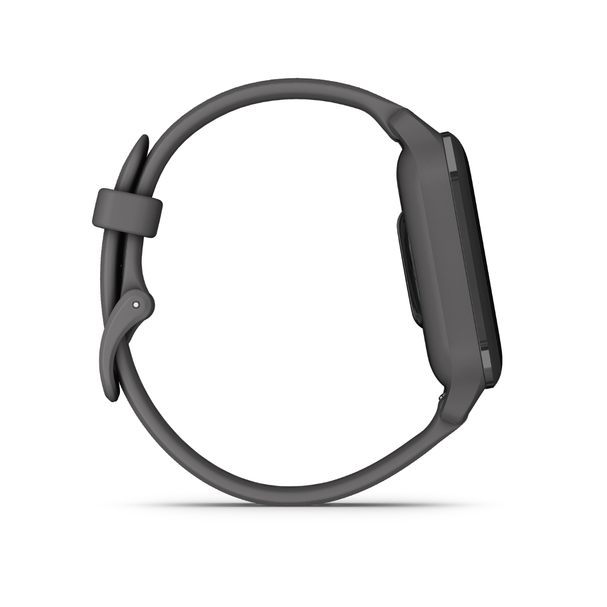 Garmin Venu Sq 2 smartwatch with slate aluminum bezel and shadow gray silicone band