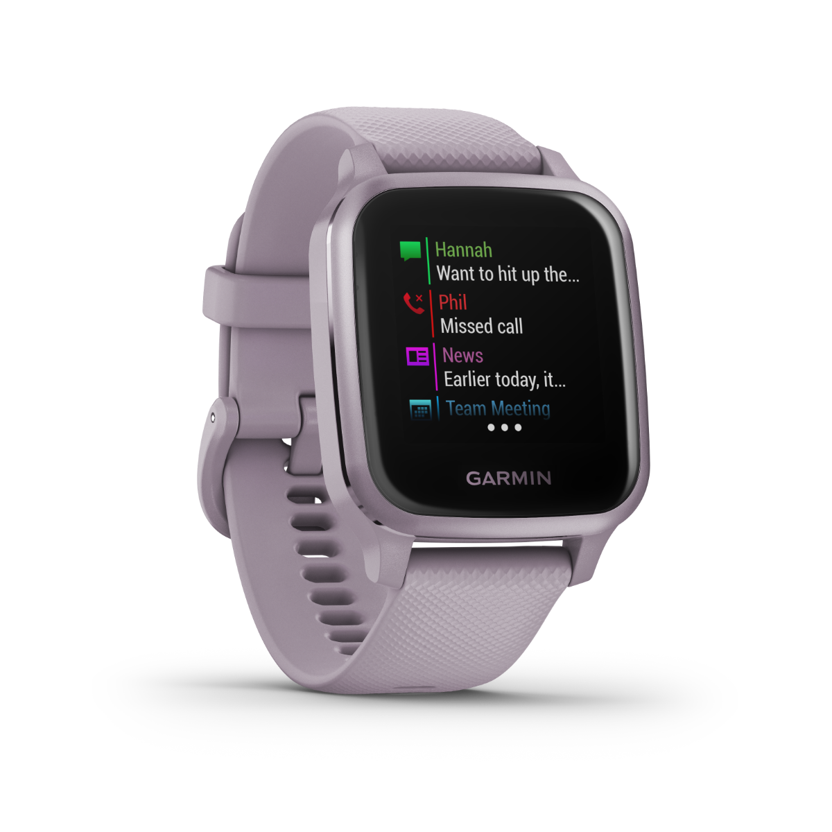 Garmin Venu Sq, Orchid with Metallic Orchid Bezel (010-02427-02) by Garmin