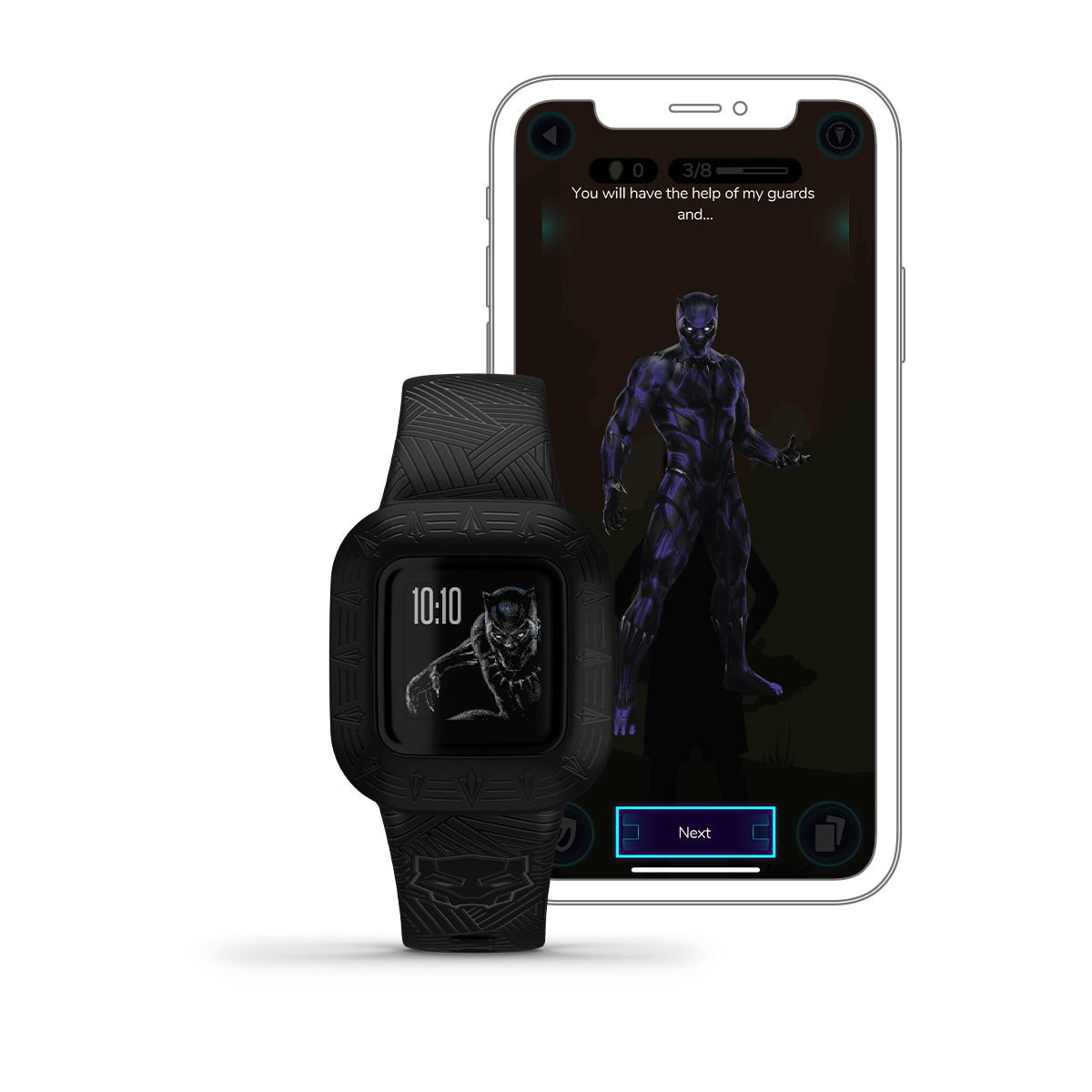 Garmin Vívofit jr. 3 - Marvel, Black Panther (010-02441-30)