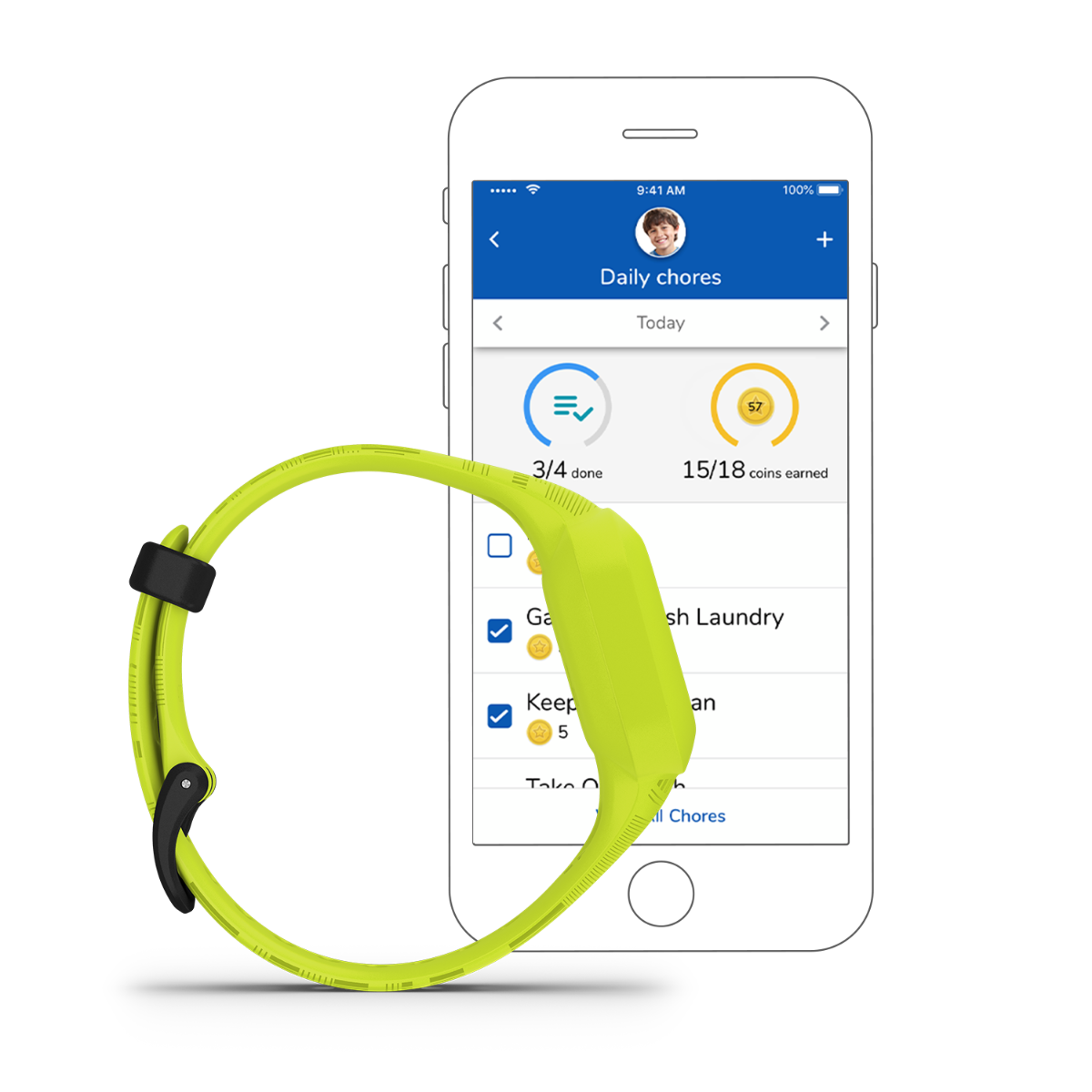 Garmin Vivofit Jr. 3, Digi Camo, GPS Smartwatch for Children (Garmin Certified Refurbished) by Garmin