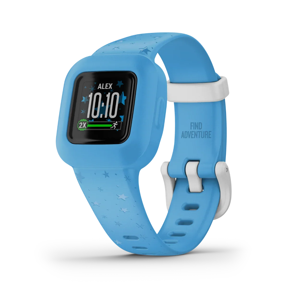 Garmin vivofit jr 3 Blue Stars kids activity tracker with blue band