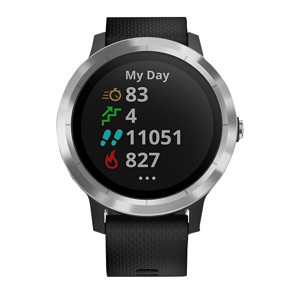 Garmin Vivoactive 3, Black/Stainless, GPS Smartwatch (Garmin Certified Refurbished)