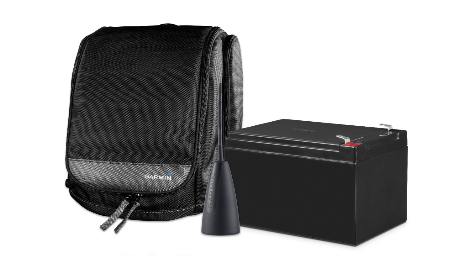 Garmin STRIKER Plus 4 Ice Fishing Bundle Includes Dual Beam-IF Transducer (010-01870-30)