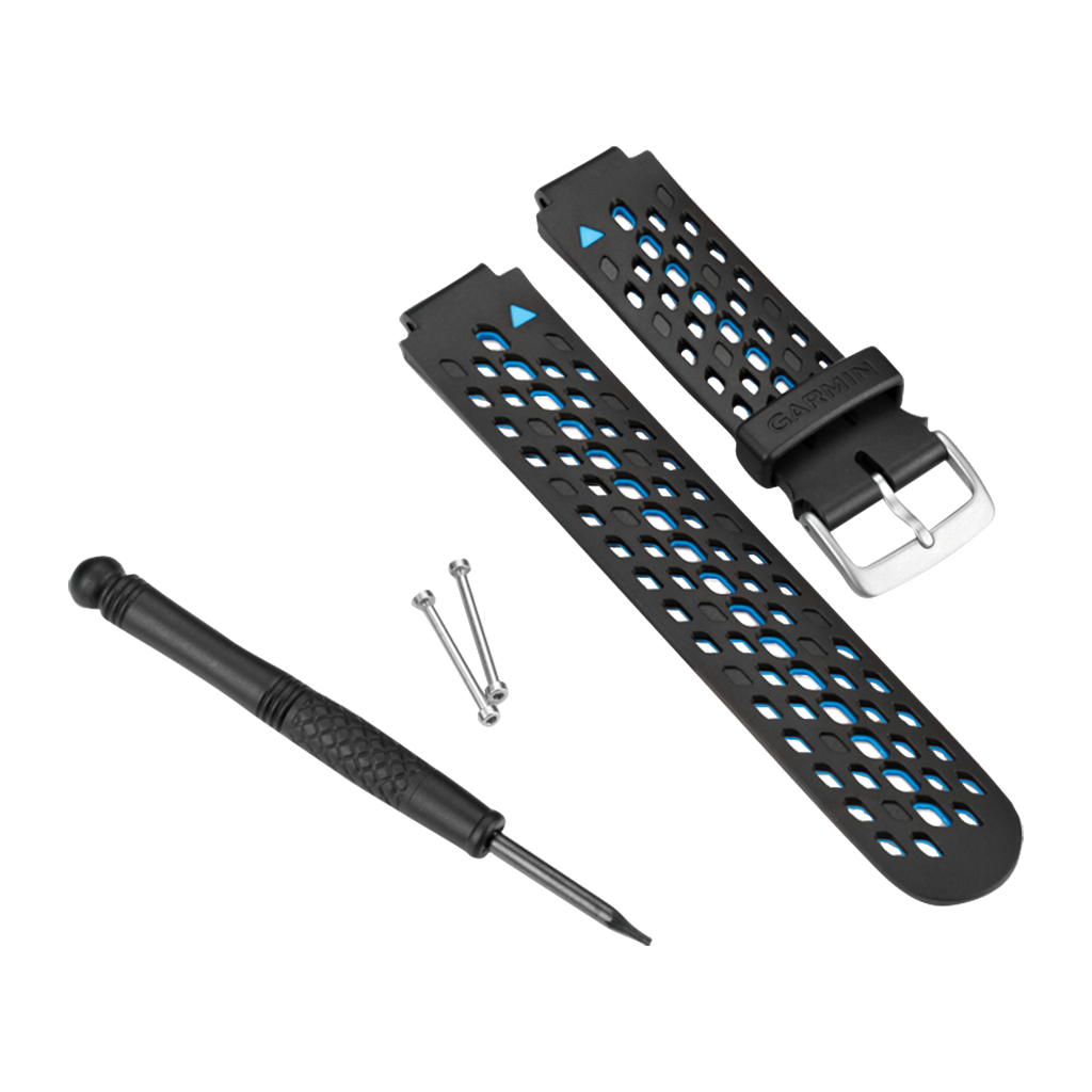Garmin Watch Band for Approach and Forerunner, Black/Blue (010-11251-28)