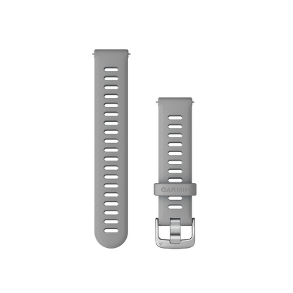 Garmin Quick Release Bands (18 mm) Powder Gray with Silver (010-11251-3G)