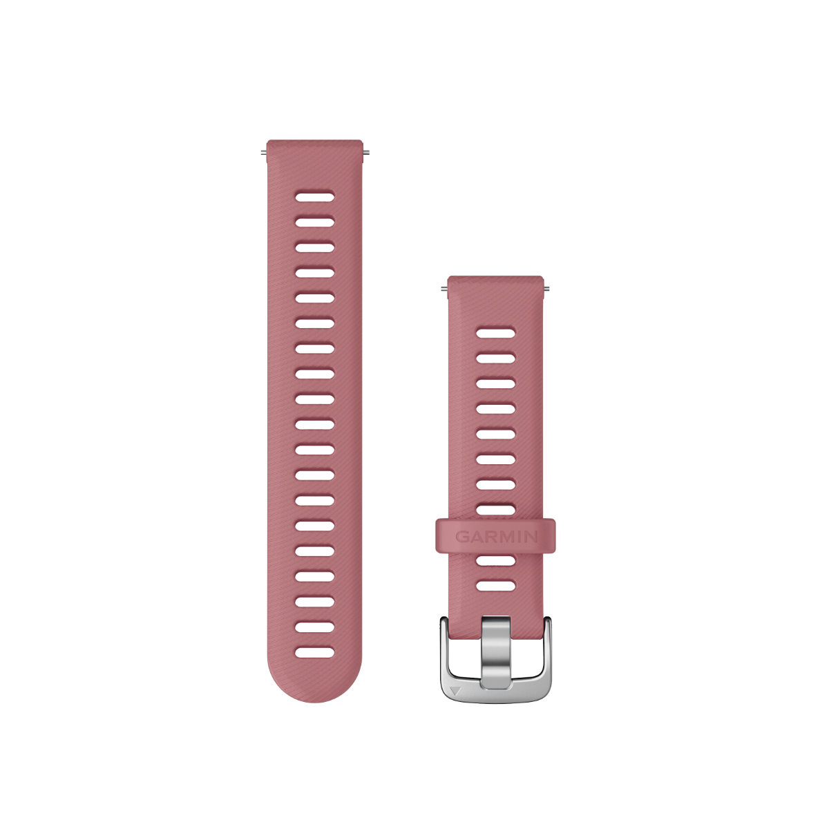 Garmin Quick Release Bands (18 mm) Light Pink with Silver Hardware (010-11251-3H)