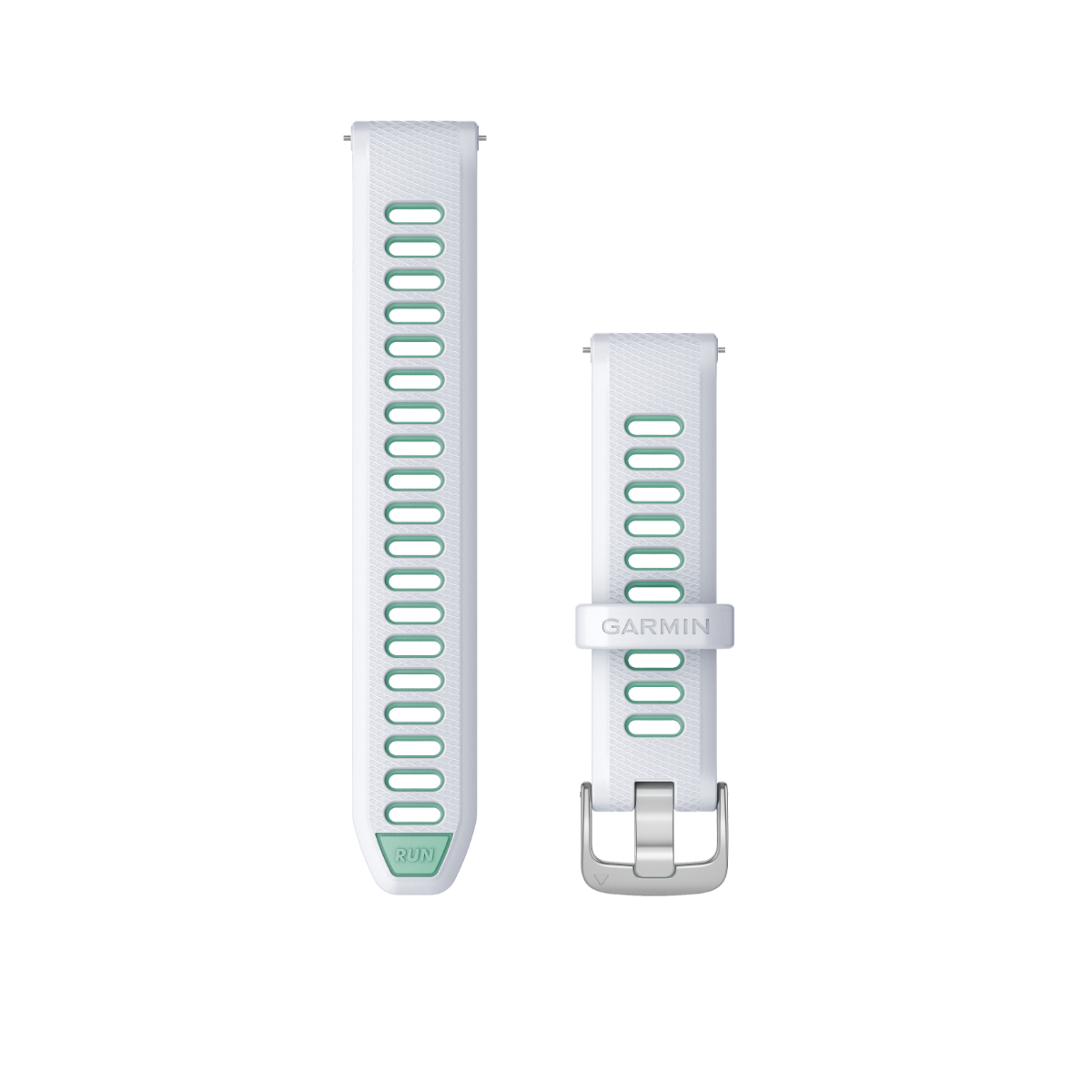 Garmin Quick Release Bands (18 mm) Whitestone/Neo Tropic with Silver Hardware (010-11251-A4)