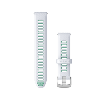 Garmin Quick Release Bands (18 mm) Whitestone/Neo Tropic with Silver Hardware (010-11251-A4)