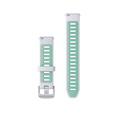 Garmin Quick Release Bands (18 mm) Whitestone/Neo Tropic with Silver Hardware (010-11251-A4)