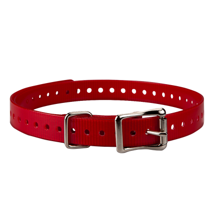 Garmin 3/4-inch Collar Strap, Red, Square Buckle (010-11870-02)